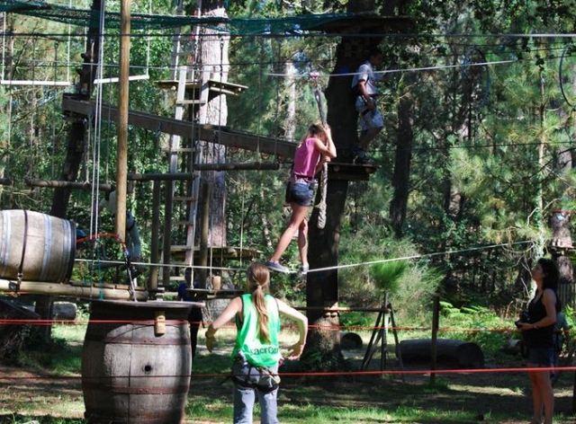  funambules bajo la supervisión de supervisores 